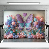 Lofaris Butterfly Elegant Floral Balloons Wedding Backdrop